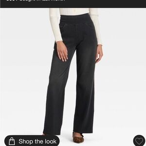 A New Day - Target - wide leg stretchy knit jeans NWOT